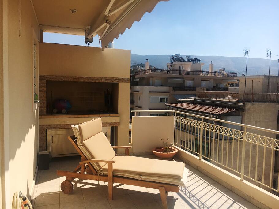 BBQ and spacious veranda