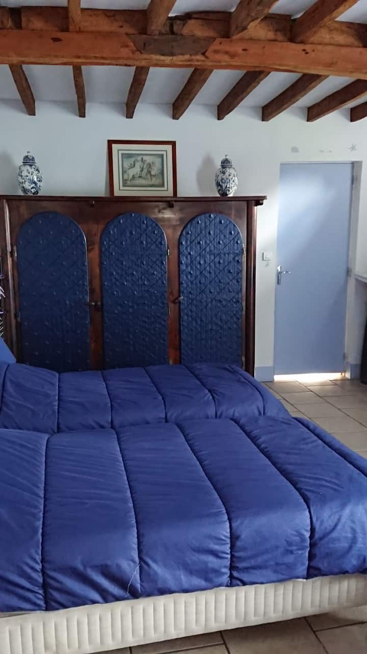 Chambre du bas (2 lits jumeaux de 90)