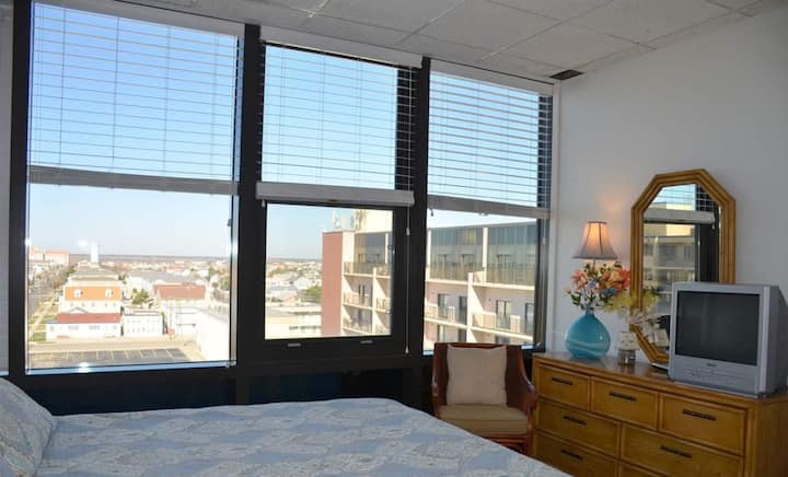 Uitzicht vanaf de 2e slaapkamer