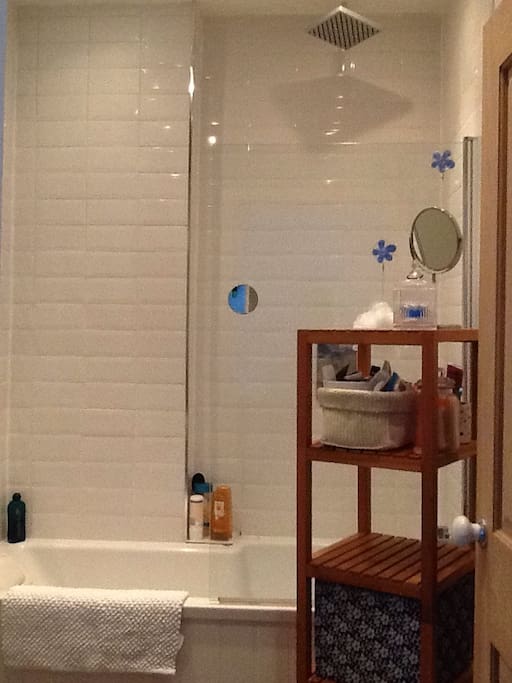 Bath, hand-held and overhead shower