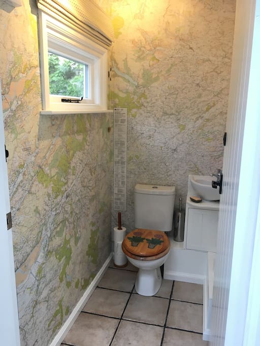 New for 2018: the downstairs toilet enables you to plan your routes. Multiskilling!