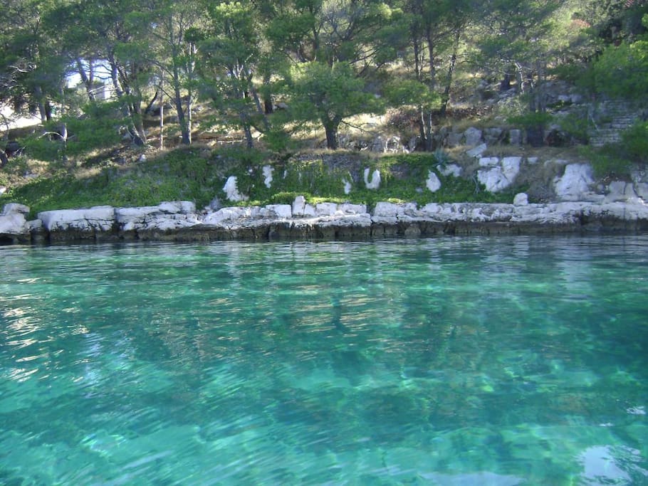 Beautiful clear sea water