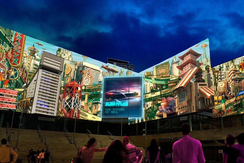 Vivid Festival in Chatswood