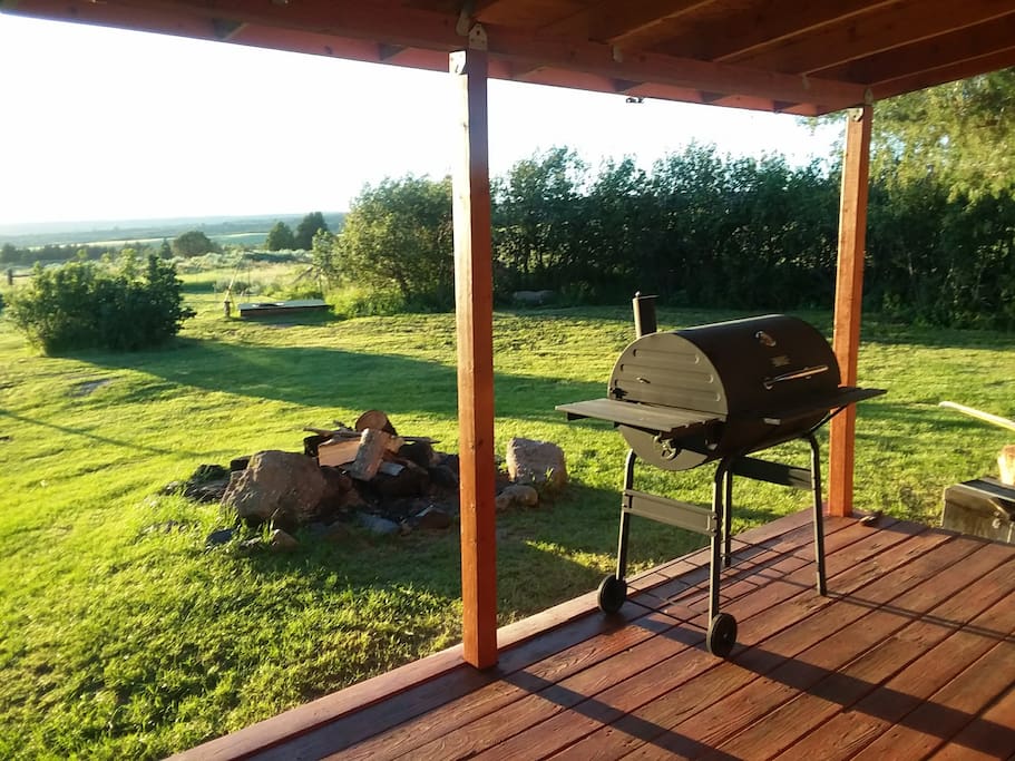 View from the back deck