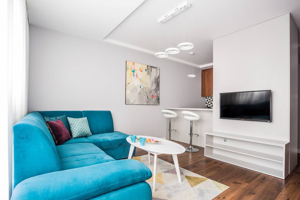 Salon z aneksem kuchennym