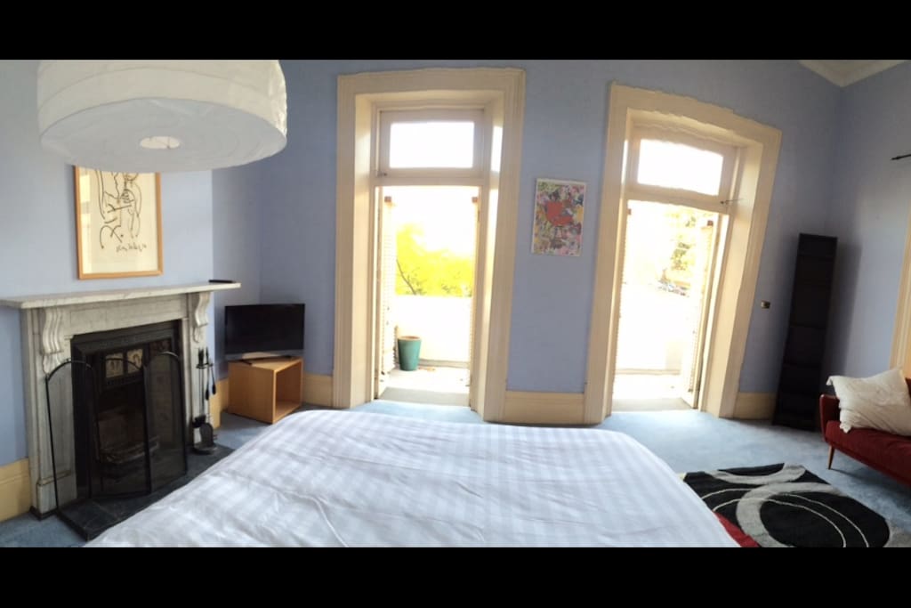 Master bedroom with private terrace