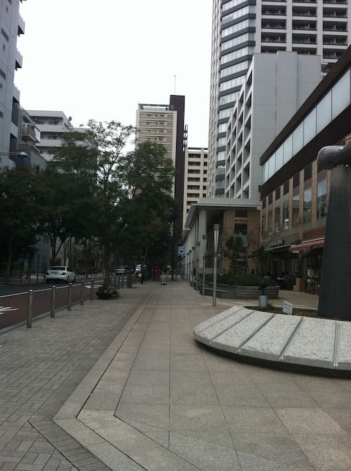 Shirogane Takanawa Station No. 4 mouth, shopping street (Starbucks Cafe
etc)
白金高輪駅4号口、商店街(有星巴咖啡等)