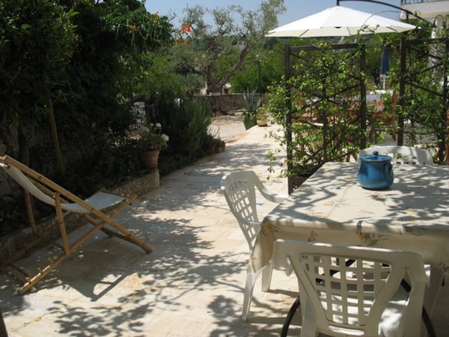 Die Terrasse!