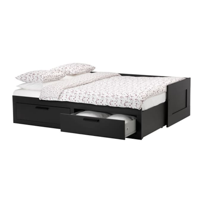 Day bed when expanded into King size.