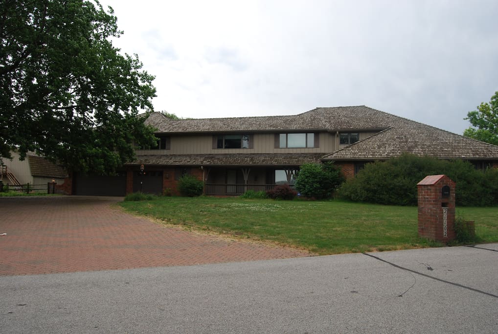 Front of the house.