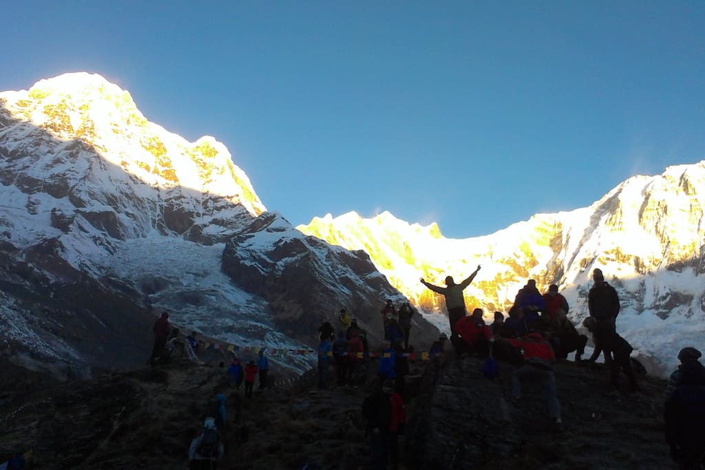 View of Annapurna Base camp