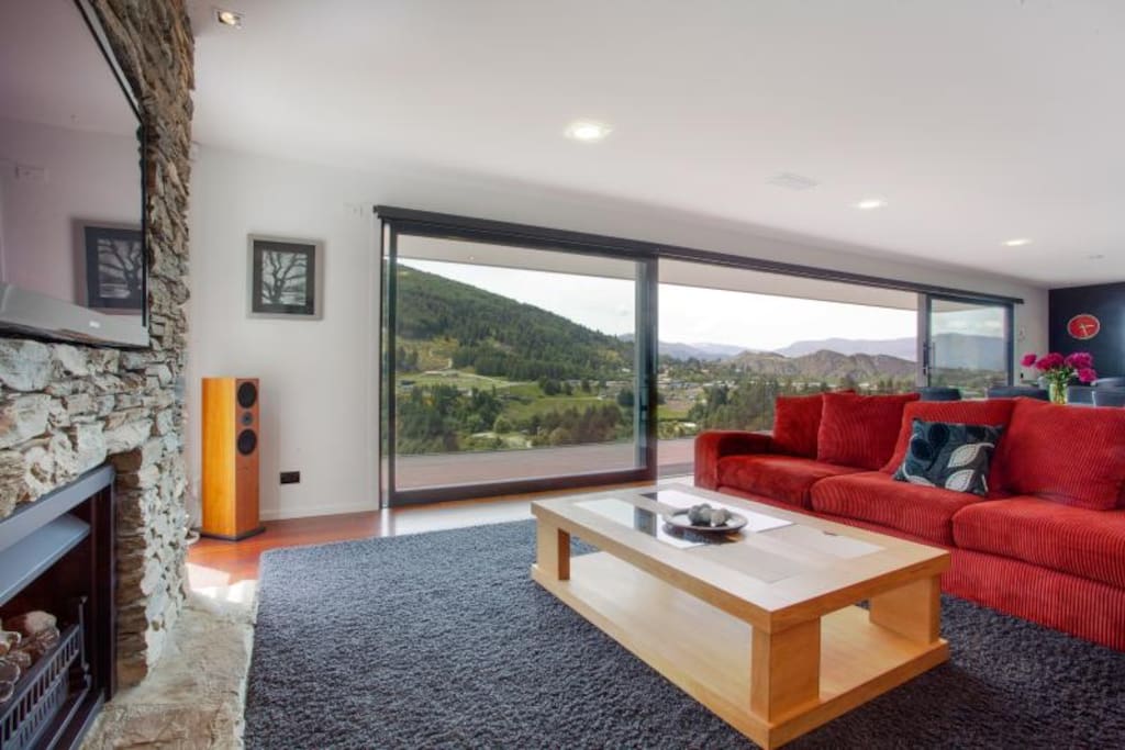 Relax with open mountain views