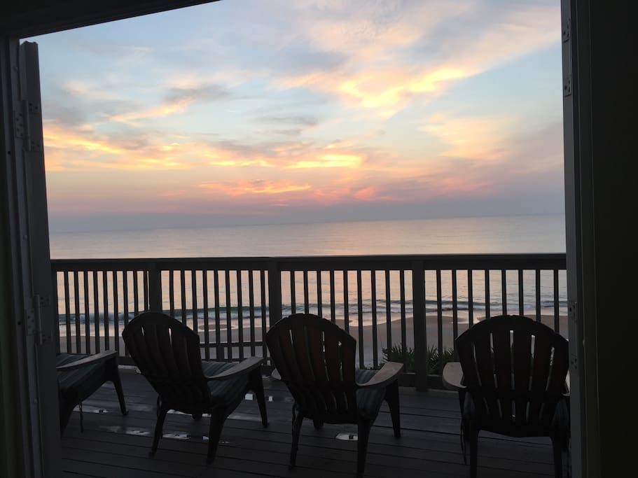Sunrise from master bedroom