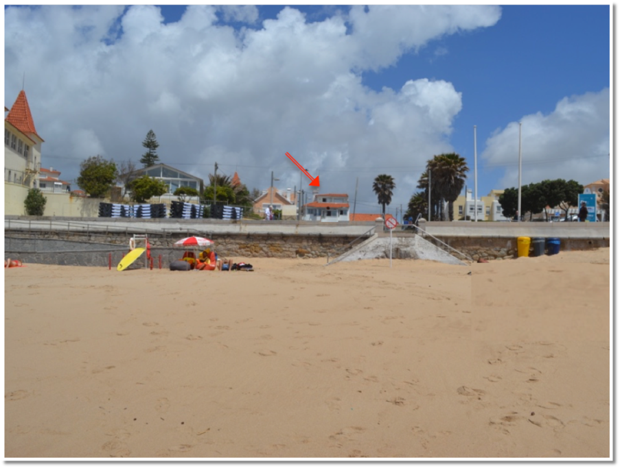 View from beach