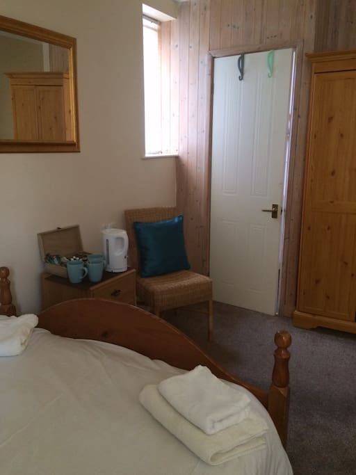 Room 9 - Triple room at the rear of the property with a ensuite, 1 x double bed and 1 x single bed.