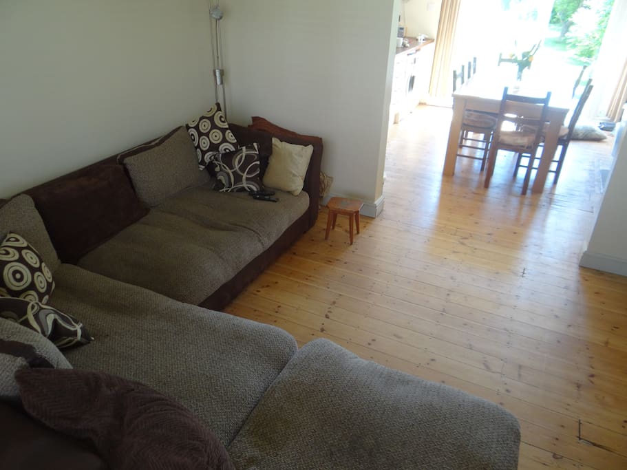 Huge corner sofa is incredibly comfortable