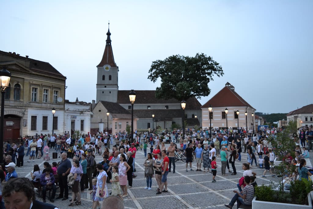 City center of Rasnov