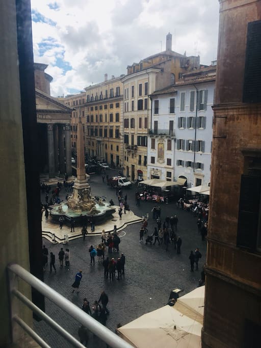 Pantheon view from the bedroom