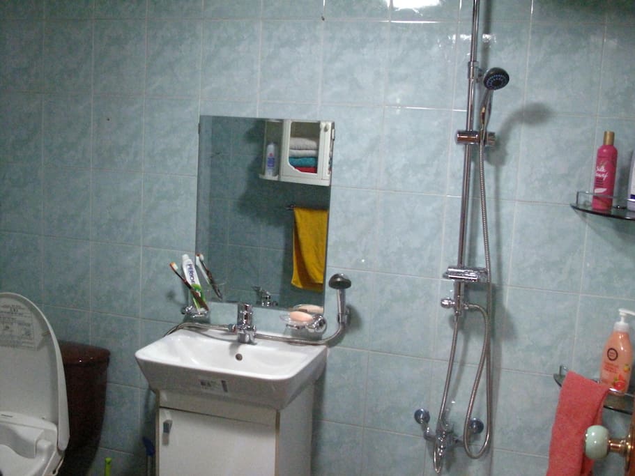 bathroom with shower