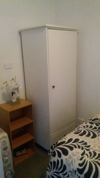 wardrobe & small book shelf