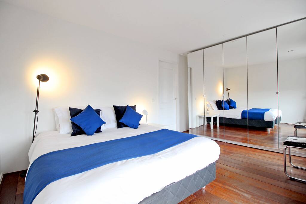 Master bedroom with an amazing view!