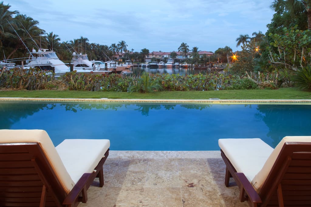 Piscina - Muelle, Dock villa, Casa de campo.