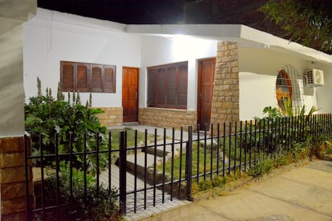 The Vienna House. Downtown. Closed garage