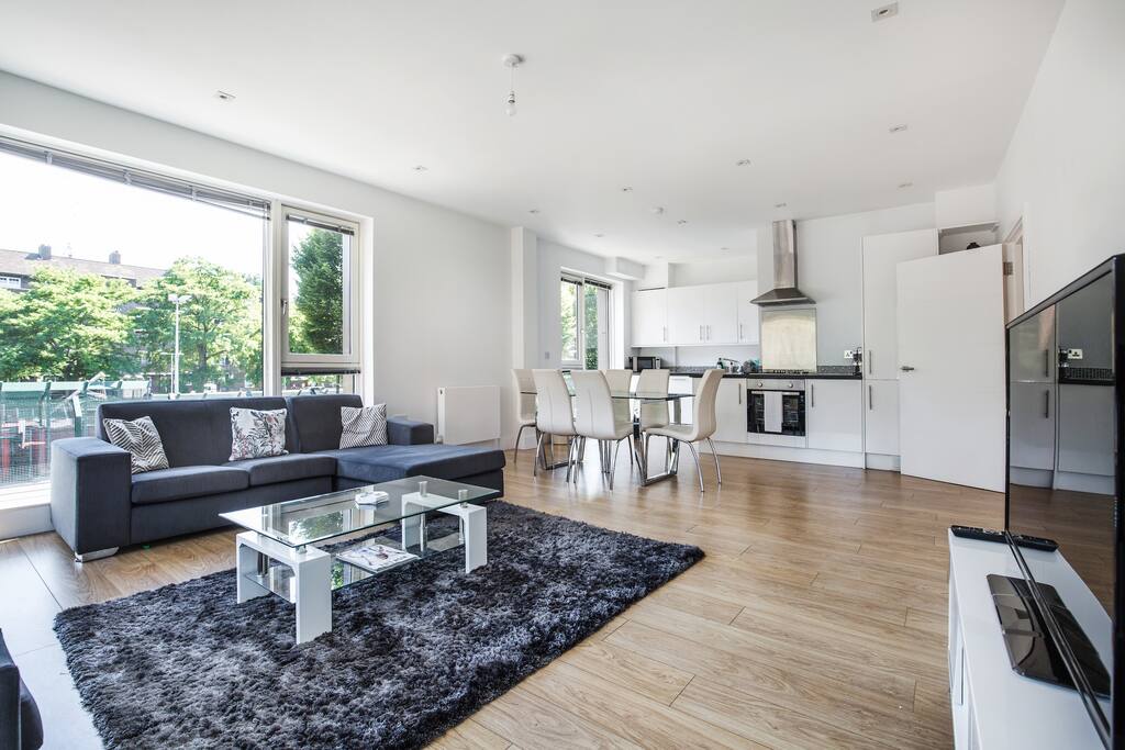 Relax in the spacious living room