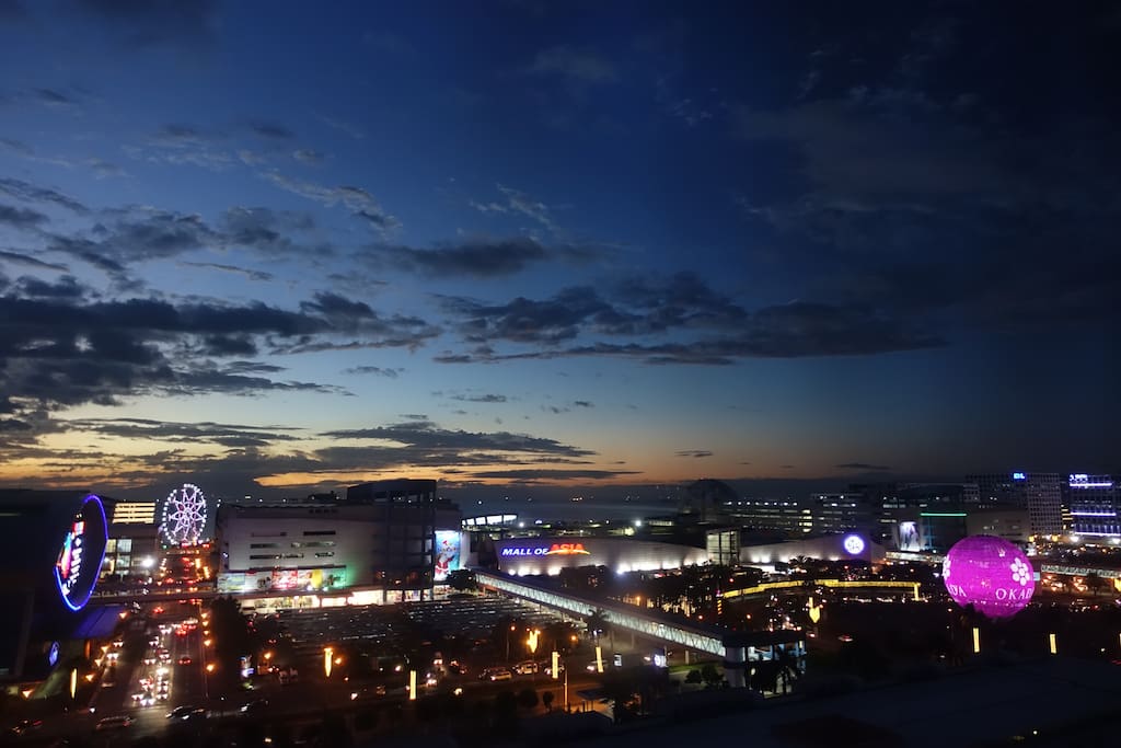 actual views , night coming
