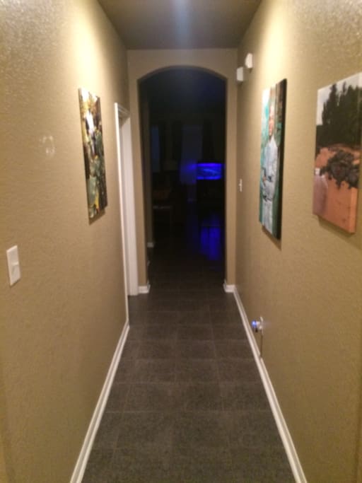 Hallway leading into the house