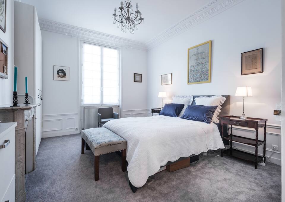 The master bedroom