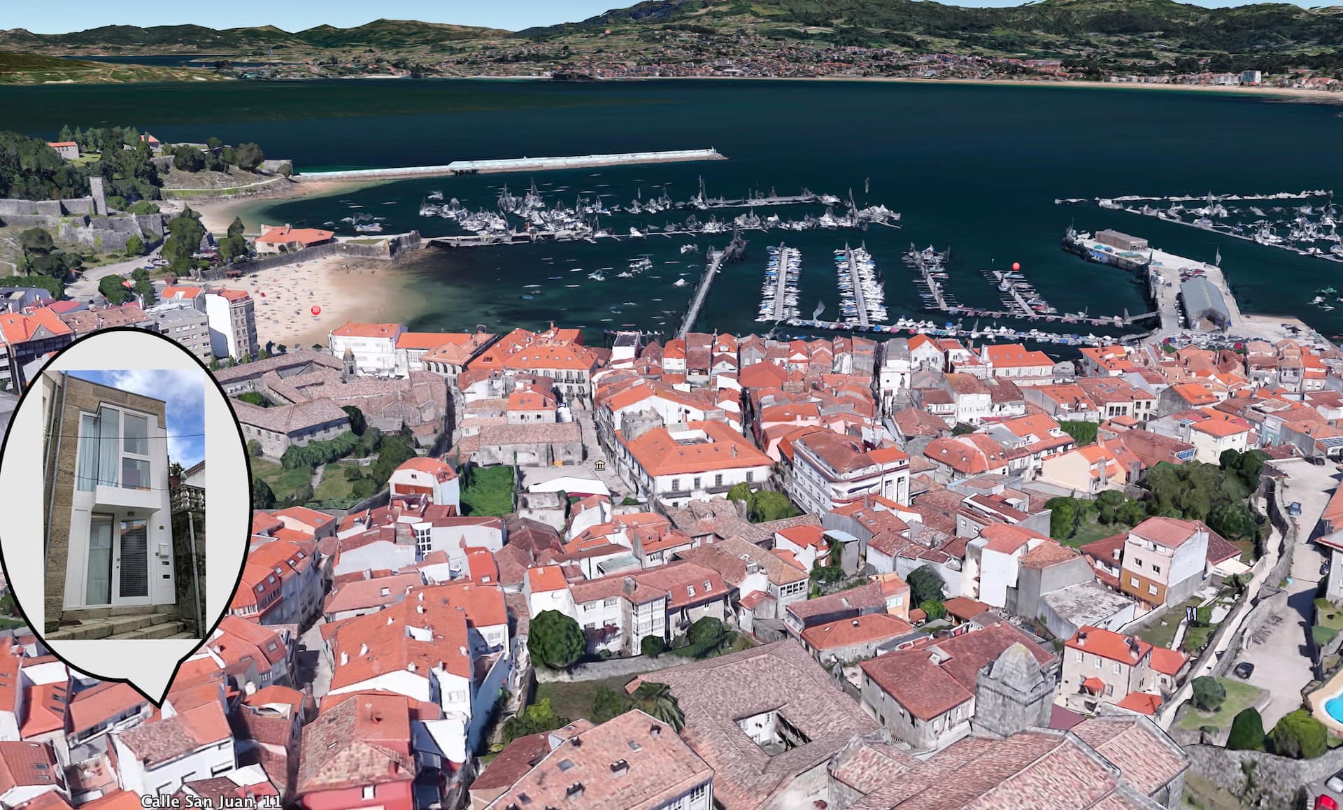 Bella casa nel quartiere storico di Baiona — foto 2