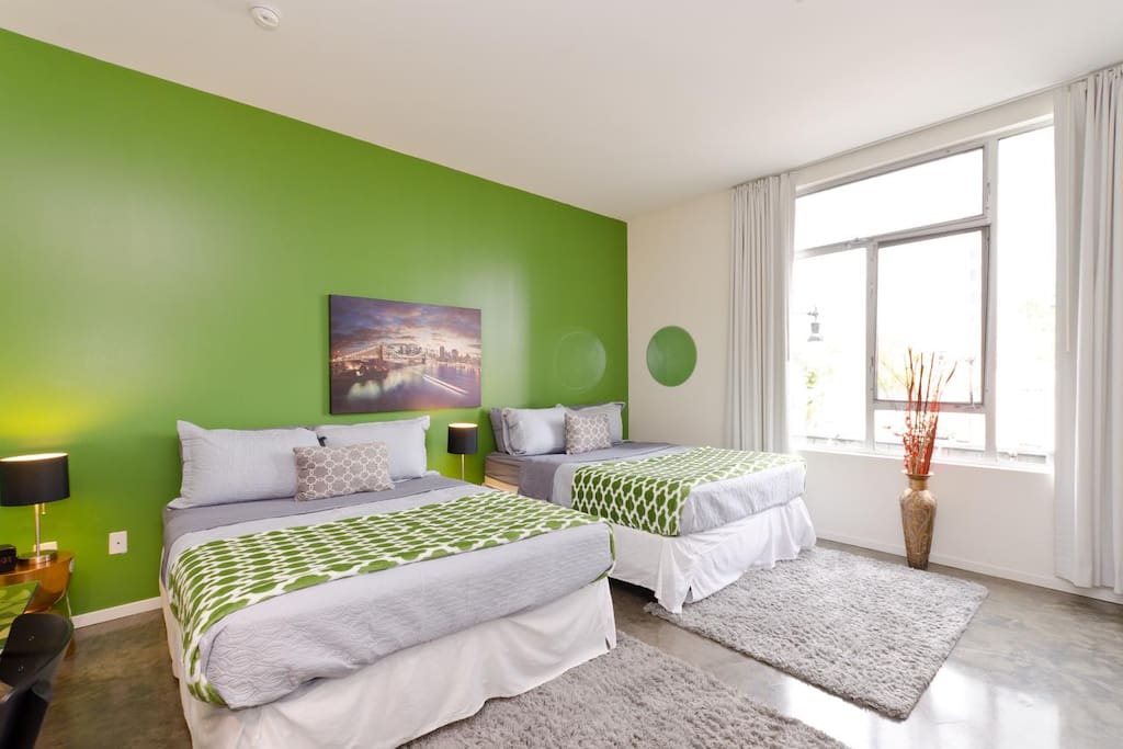 Two Comfy Queen Size beds