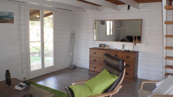 Charmante Maison Bois Au Calme 300 Mètres Plage. - Lacanau