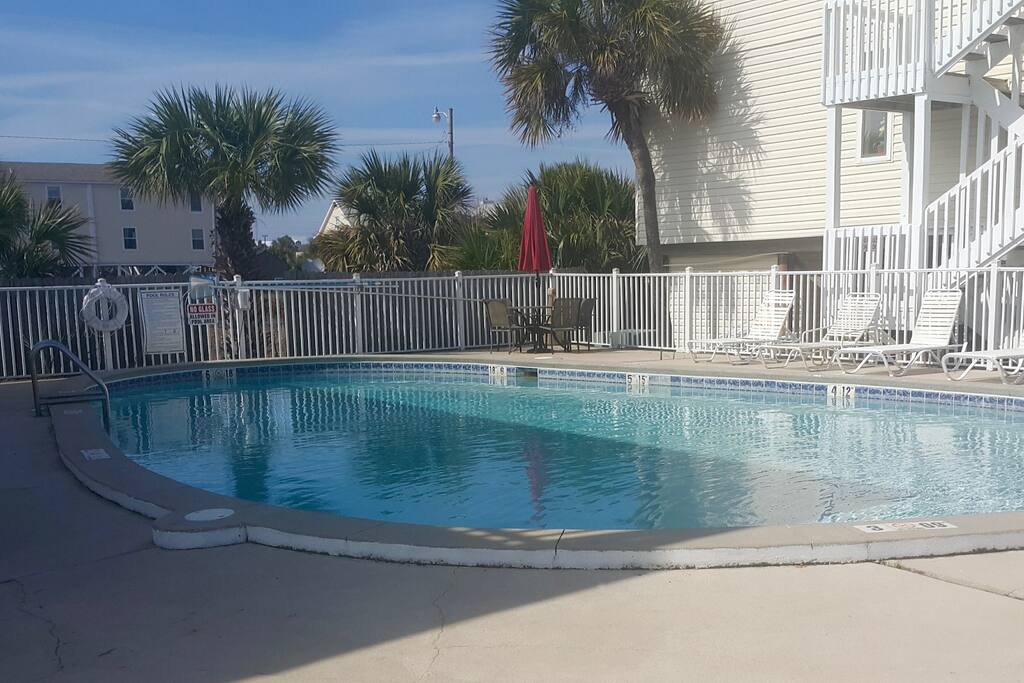 The communal pool