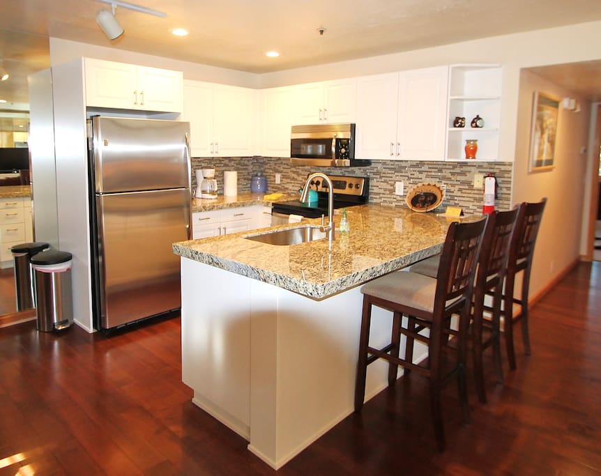 Remodeled kitchen