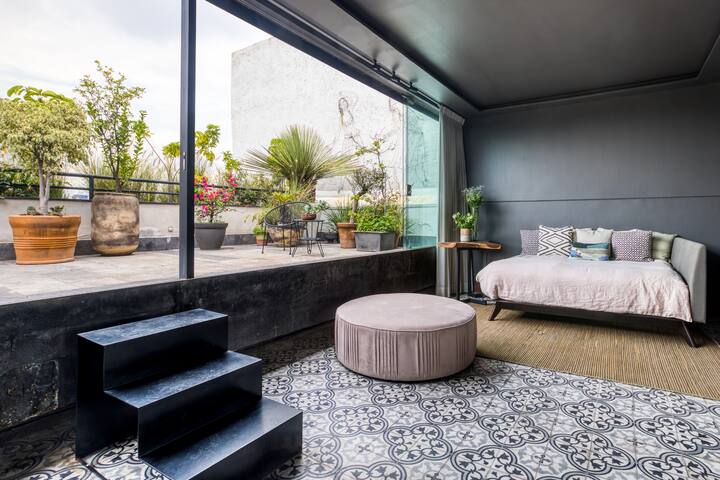 2BR/2BA Penthouse at Condesa. Air conditioning. gallery image 5