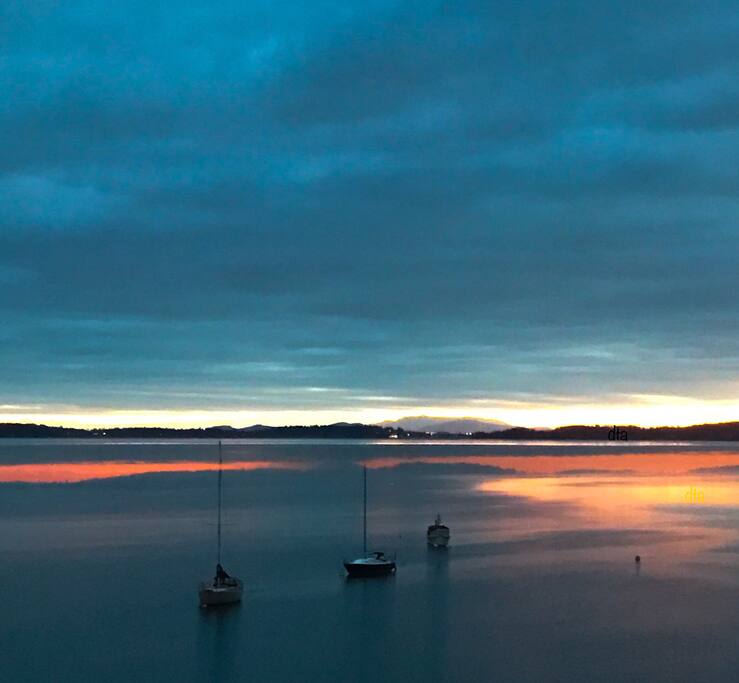 Sunrise from Mill Bay Moments
photo courtesy of our guest David