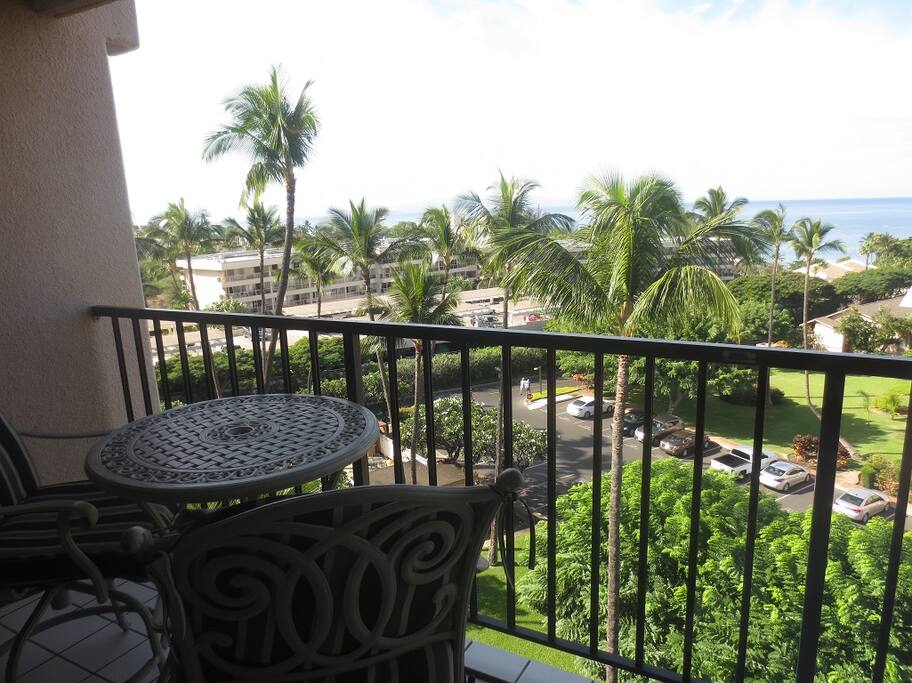View from balcony.
