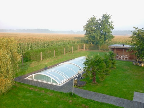 Stylish room(B&B) amazing vue on open country side