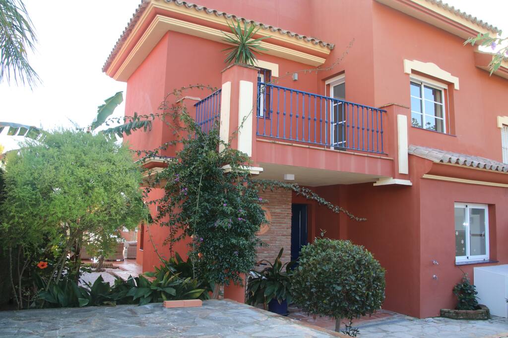 Modern house with a secure parking