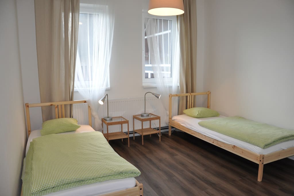 Come to Green Prague guest house neighboring to the main hub between Vaclav Havel Airport and Prague Old Town and large natural swiming pools in the same time. You will stay in the great natural park and 20 mins from downtown and airport in the same time. Easy parking!