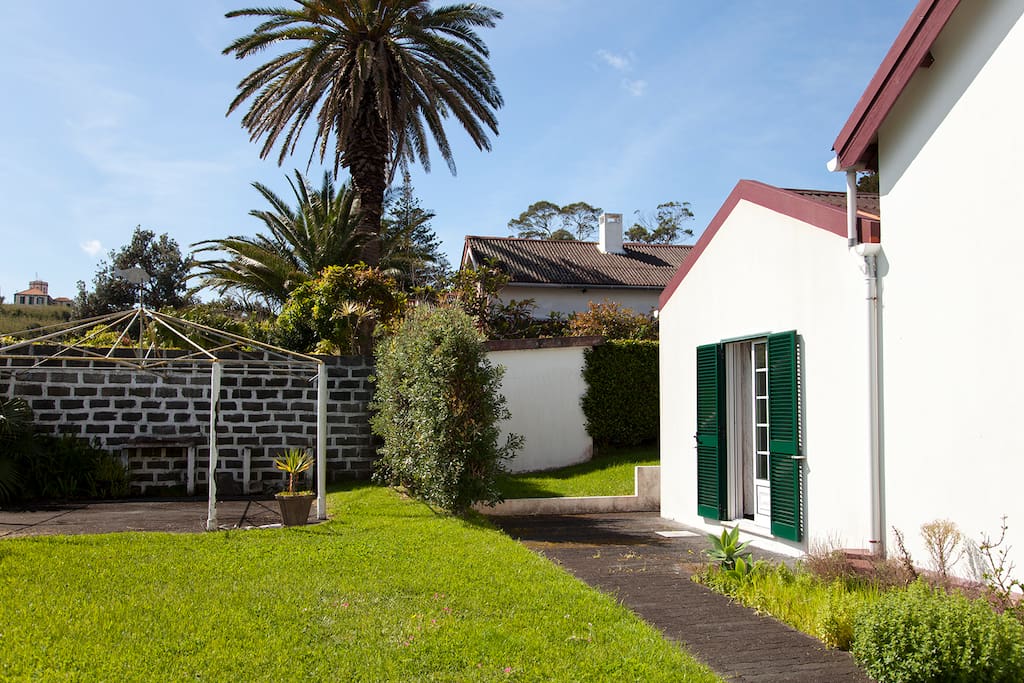 Garden and the back door