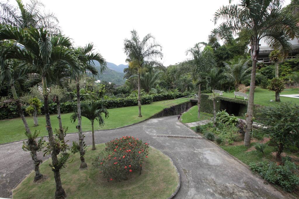 Vista da sala e dos quartos