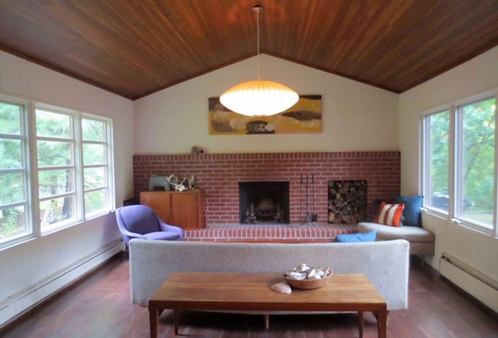 The fireplace room. So great on cold nights.
