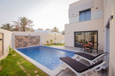 Villa Belle Vue 200 meters from the beach
