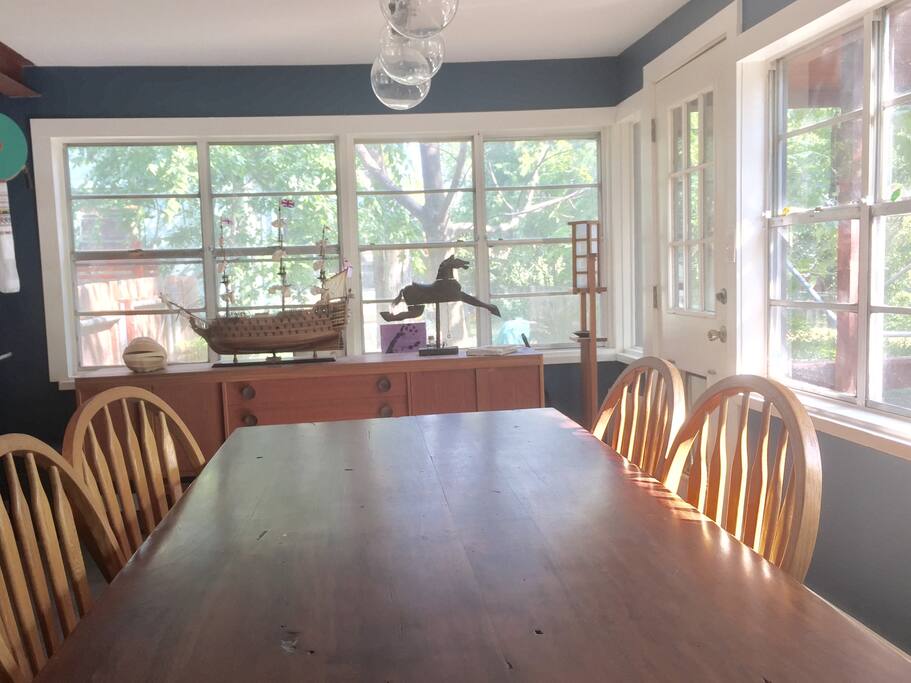 Sunroom Dining Area