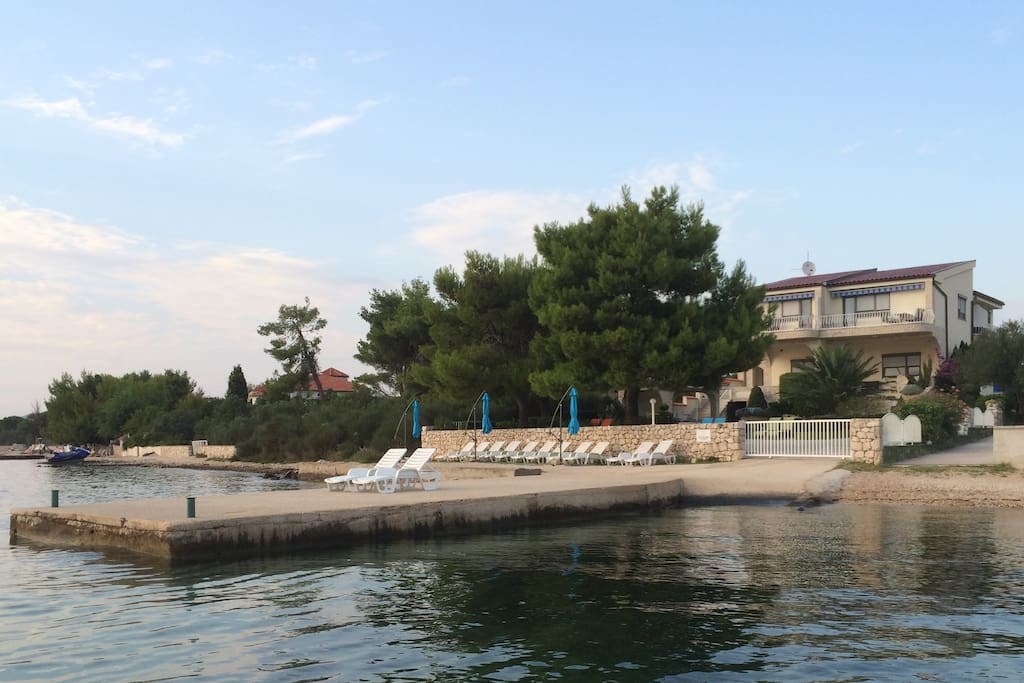 Villa Punta Royal private beach