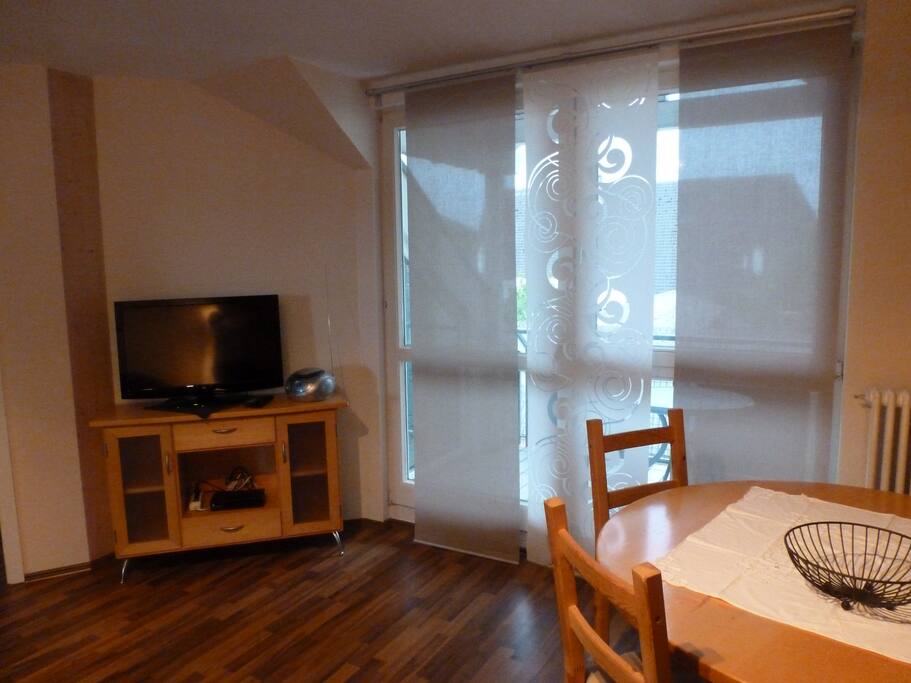 Wohnzimmer mit TV