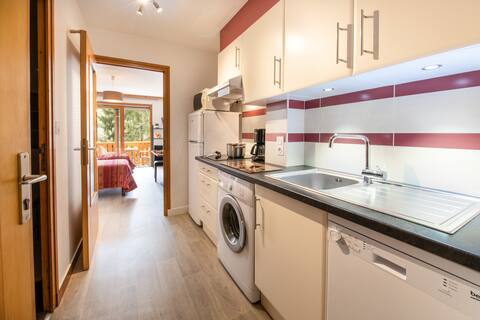 Top Airbnb: South-facing studio with balcony & mountain view à Brides Les Bains
